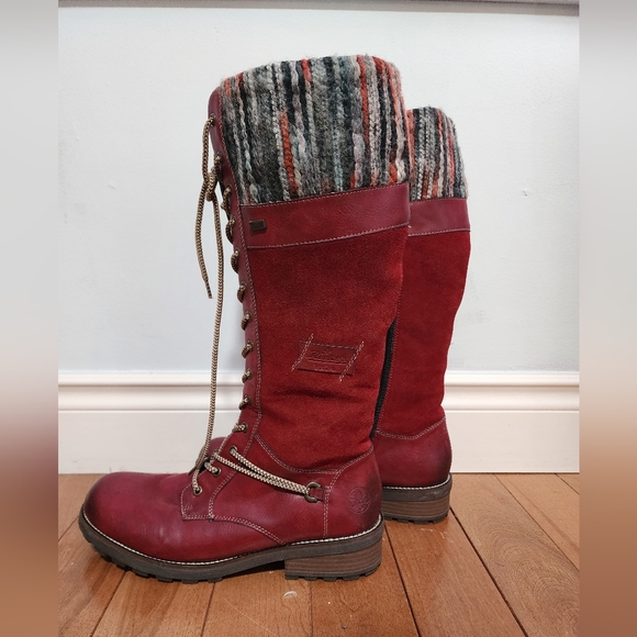 Size 43 Rieker Fall Boot 2 inch heel - Picture 2 of 4